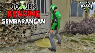 GOJEK PIPIS DIRUMAH ANGKER  GTA 5 YOUTUBER KOCAK PARODY [upl. by Sucram]