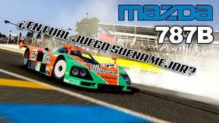 Mazda 787B  ¿EN QUÉ JUEGO SUENA MEJOR  GT6 vs Forza 6 vs Assetto Corsa [upl. by Michail]