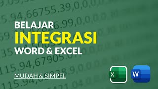 Integrasi Word dan Excel [upl. by Nafis]