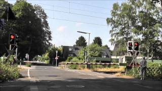 BÜ Forsthaus  Bahnübergänge an der RheinNiersBahn 1080p [upl. by Oner]