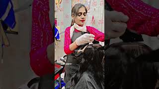 Hair colour Architabeautyparlourhairspa haircut hairtreatmentcomedy funny trending love [upl. by Ynehteb382]