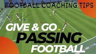 Passing Drill  GIVE amp GO PASSING You Must Try  Football  Soccer Training passing [upl. by Angy]