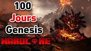 Jai survécu 100 Jours en Hardcore sur Genesis 1 ARK moddé [upl. by Nylirad386]