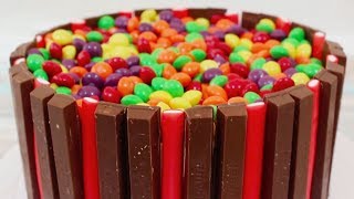 DIY Desserts Yummy Skittles Cake and More Tasty Cakes by Hooplakidz How To [upl. by Armelda]