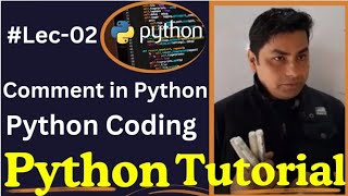 Python Comment Coding Types of Comments  Python Tutorial Day02 pythontutorial [upl. by Notlek]