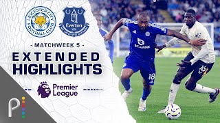 Leicester City v Everton  PREMIER LEAGUE HIGHLIGHTS  9212024  NBC Sports [upl. by Newnorb]