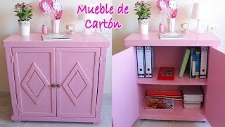 Tutorial mueble de cartón vintage  Mery [upl. by Anaud370]