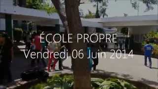 AL JABR ÉCOLOGIE  Opération quotÉCOLE PROPREquot du Vendredi 06 Juin 2014 [upl. by Bokaj]