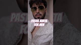 Pastel Color Kurtapajama collection for men short kurta style haldi groomweddingclothesdulha [upl. by Eniamsaj9]