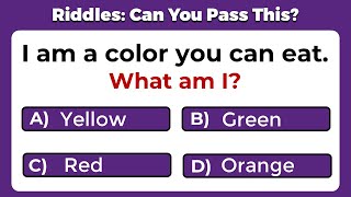 Riddles Quiz  CAN YOU PASS THESE 10 TRICKY RIDDLES WITH OPTIONS  Part 1 [upl. by Yarod127]