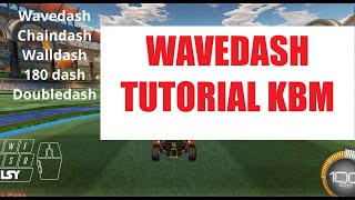 Ultimate KBM Wavedash Tutorial  Keyboard and Mouse Rocket League [upl. by Everest826]