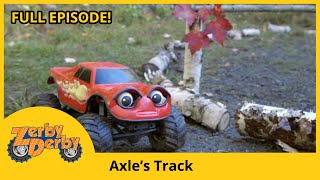 Zerby Derby  AXLES TRACK  Zerby Derby Season 1  Kids Cars  Kids TV Shows [upl. by Shipley421]