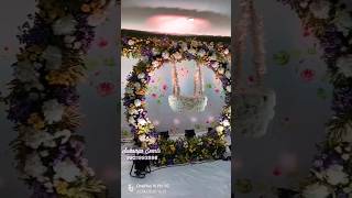 Naming Ceremony Decoration With Real Flower Decoration Call Today SukanyaEvents [upl. by Lester]