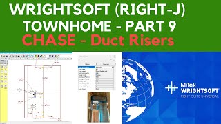 Wrightsoft Part 9 Manual J Heat Load CalculationTownhomesDuct Risers [upl. by Ahsaret170]