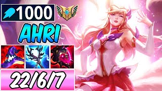 FULL AP AHRI BROKEN ONESHOT  Best Build amp Runes Guide  Tips  League of Legends [upl. by Leuamme]