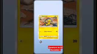 Ouverture pokémon du 07 novembre  pokemontcg cardopening pokemon shorts [upl. by Centeno]