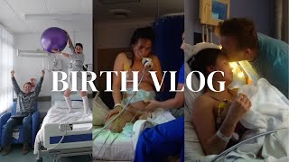 BIRTH VLOG UK  RAW amp REAL INDUCTION LABOUR amp DELIVERY OF OUR SECOND BABY [upl. by Rep]