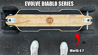 Evolve Diablo Bamboo Series Electric skateboard  First impressions [upl. by Hiroko]