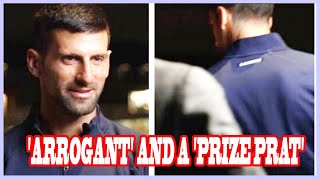 Novak Djokovic arrogant and a prize prat after walking out of BBC Wimbledon interview [upl. by Gallager]