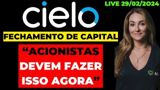 🚨AVISO URGENTE SOBRE CIELO  CIEL3  Louise Barsi  ciel3 opa  fechamento de capital cielo [upl. by Moss]