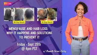 Menopause and Hair Loss Why it happens amp Solutions to prevent it [upl. by Solange]