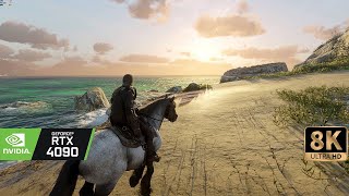 8K60 RDR2 RTX 4090 Vestigia MOD  Breathtaking graphics  Raytracing Reshade  100Mods [upl. by Gosselin]