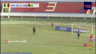 Senegal vs Guinea Bissau Live  WAFU U17 Boys ChampionshipAFCON Qualifier  SemiFinal 2nd Half [upl. by Wolram467]