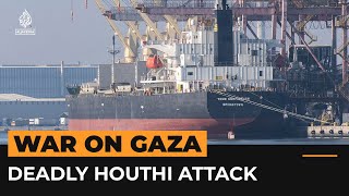 What we know about deadly Houthi attack on cargo ship  Al Jazeera Newsfeed [upl. by Ehcrop]