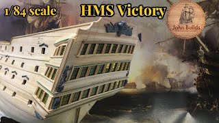 184 Scale Model  HMS Victory  2019 Build Montage  Part 3 [upl. by Danette12]