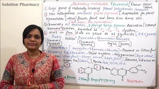 Class 69 Flavonoids Part 01  Introduction to Flavonoid Definition Occurence amp Distribution [upl. by Becky]