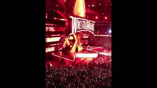 Live Shield Kane New Age Outlaws Entrance Wrestlemania 30 [upl. by Dviad772]