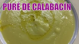 Puré de calabacín con Thermomix  Crema de Calabacín [upl. by Keir]