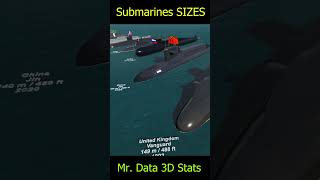 Submarine Size Comparison 3D 2024 P12 [upl. by Ahsirtap237]