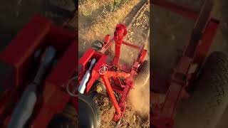 Arracheuse pomme de terre micro tracteur maison [upl. by Atilal]