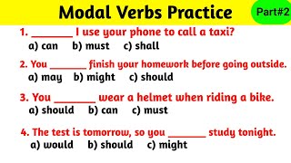 Modal Verbs Exercises  Modal Verbs Questions And Answers [upl. by Lashar938]