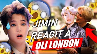 Jimin des BTS réagit à Oli London  😱 [upl. by Nylecaj]