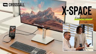 XSPACE – La solution qui transforme votre smartphone Crosscall en ordinateur [upl. by Kippar]