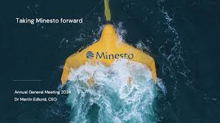 With English Captions CEO speech to the Annual General Meeting 2024 of Minesto AB [upl. by Madoc]