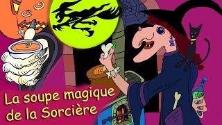 Livre virtuel pour enfants  CONTE La soupe magique de la Sorcière COUKIBOUKI ©RYDLOVA LUCIE [upl. by Drew951]