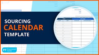 Sourcing Calendar Template  Learn How to Save Time and Resources [upl. by Bolitho]