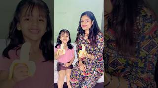 Prisha ka banana mumma n kha liya😂🤣 prishaandmom viralvideo funny trending shorts [upl. by Jacqueline]