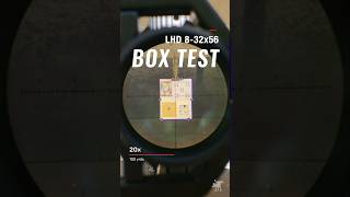 Box Test Discovery LHD 832x56 FFP riflescope benchrest [upl. by Latreese]