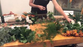 How to make a flower arrangement Large easy inexpensive full how to [upl. by Nidnarb399]