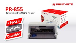 Introducing the PR855 Dot Matrix Printer Fast Reliable and Durable [upl. by Ludie649]