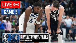 NBA LIVE Minnesota Timberwolves vs Dallas Mavericks GAME 5  May 31 2024  NBA Playoffs 2024 LIVE [upl. by Tommi]