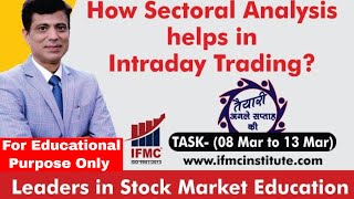 How Sectoral Analysis Helps In Intaday Trading ll quotतैयiरी अगले सप्ताह कीquot 08Mar To 13Mar 2021 [upl. by Enidualc282]