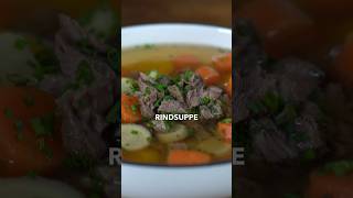 So EINFACH machst du eine klassische RINDSUPPE🤩🍲 rindsuppe suppe [upl. by Atikir]