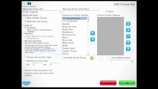 Harbortouch POS Adding a Choice Set [upl. by Zullo494]