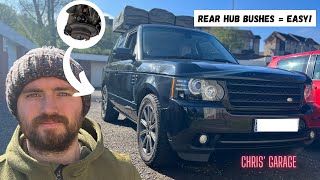 Range Rover L322  Rear Hub Bushes  High Mileage 44 TDV8 [upl. by Hajed]