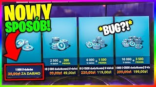 JAK ZDOBYĆ VDOLCE TANIEJ O 50 W FORTNITE BUG NOWY SPOSÓB NA VBUCKS PRAWIE ZA DARMO [upl. by Tallou]